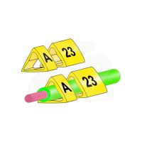 Oznacznik przewodów OZ-2/L3 żółty (opak 100szt) | E04ZP-01020405000 Ergom