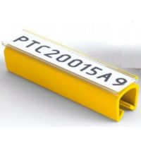 Oznacznik PTC 40/21 otwarty z kieszenią 21mm żółty (100szt.) | PTC40021A4 Partex