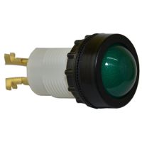 Lampka sygnalizacyjna D22S 24-230V, Fi-22mm, uniwersalna, z przyłączami wsuwkowymi, zielona | W0-LD-D22S Z Promet