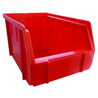 Pudełko do składowania PLAKA 2 czerwone 210x152x335mm 054083 | 05103144 PROTEC.class