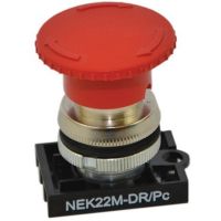 Napęd STOPU awaryjnego NEK22M-DR/P, pod otwór Fi-22mm, czerwony | W0-N-NEK22M-DR/P C Promet