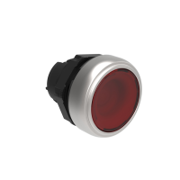 Przycisk sterowniczy podświetlany, kryty, czerwony, bez adaptera, samoczynny powrót | LPCBL104 Lovato Electric