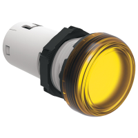 Lampka LED jednoczęsciowa 230VAC żółta | LPMLM5 Lovato Electric
