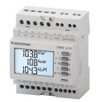 Miernik parametrów sieci DIRIS A10 z RS485 (Modbus) | 48250401 Socomec