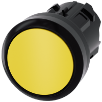 Napęd przycisku SIRIUS ACT fi22 plastik,płaski bistabilny żółty | 3SU1000-0AA30-0AA0 Siemens