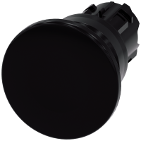Przycisk grzybkowy, 40mm, z samopowrotem, czarny | 3SU1000-1BD10-0AA0 Siemens