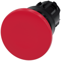 Napęd przycisku SIRIUS ACT fi22 plastik,grzybkowy fi40 czerwony | 3SU1000-1BD20-0AA0 Siemens