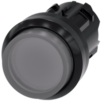 Przycisk podświetlany SIRIUS ACT, 22mm, okrągły, tworzywo, przezroczysty, wystający | 3SU1001-0BB70-0AA0 Siemens
