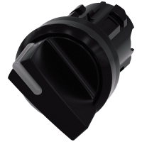 Przełącznik z możliwością podśw. 22mm, okrągły, plastikowy, czarny,2-poz O-I bez sam., SIRIUS ACT | 3SU1002-2BF10-0AA0 Siemens