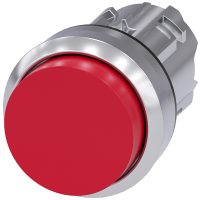 Napęd przycisku SIRIUS ACT fi22 metal połysk, wystający czerwony | 3SU1050-0BB20-0AA0 Siemens