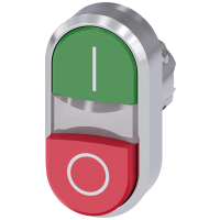 Przycisk podświetlany podwójny, zielono-czerwony | 3SU1051-3BB42-0AK0 Siemens