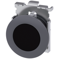 Przycisk płaski 3SU1, 30mm, z samopowrotem, okrągły, , czarny, SIRIUS ACT | 3SU1060-0JB10-0AA0 Siemens