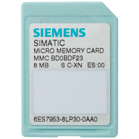 Karta pamięci MMC 2MB, dla sterowników SIMATIC S7-300/C7/ET 200, 3,3V, SIMATIC S7 | 6ES7953-8LL31-0AA0 Siemens