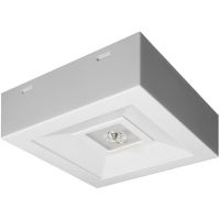 Oprawa awaryjna LOVATO N LED 3W 330lm (optyka otwarta) 3h jednozadaniowa, biała | LVNO/3W/C/3/SE/X/WH Awex