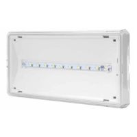 Oprawa EXIT ECO LED AT 1W 120lm 1h SE IP65 biały | ETE/1W/E/1/SE/AT/WH Awex