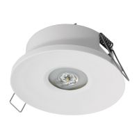 Oprawa awaryjna AXP IP65/20 LED 3W (opt. koryt.) 3h jednozadaniowa biała | AXPC/3W/C/3/SE/X/WH Awex