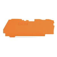 ścianka końcowa/wewnętrzna 1mm do złączek 3-przewodowych, pomarańczowa | 2106-1392 Wago