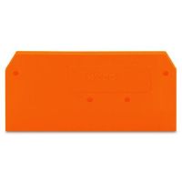 Ścianka końcowa/wewnętrzna, 2,5mm, pomarańczowa | 281-329 Wago