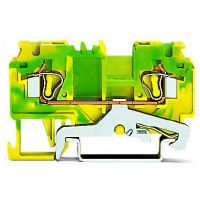 Złączka 2-przewodowa PE 4mm2, żółto-zielony | 880-907/999-940 Wago