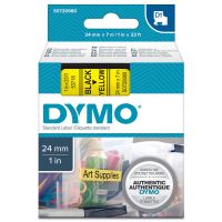 Taśma do drukarek DYMO D1 24mmx7m czarno- żółty $ | S0720980 DYMO