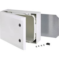 Szafka 300x400x150-Drzwi zamkn 2-pkt, zawiasy na krót boku, z płytą montaż ARCA 304015 | 8120022 Fibox