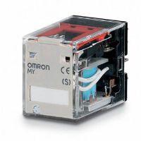 Przekaźnik MY4 24VDC (S) 14-pin, 4PDT, 5A, wsk. mechaniczny i LED, test | 157842 Omron Electronics