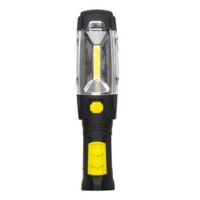 Latarka warsztatowa akumulatorowa z powerbankiem,uchwytem, hakiem, magnesem 3W COB LED/6 LED LW-1PBR | W-98525 Plastrol