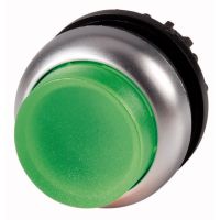 Napęd przycisku podświetlany z samopowrotem wystający, M22-DLH-G, zielony RMQ-Titan | 216969 Eaton