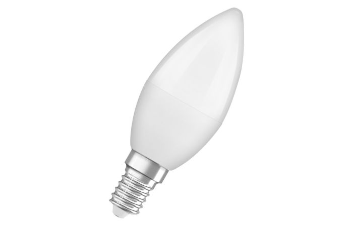 Lampa LED VALUE CL B 40 4,9W/827 2700K 470lm E14 FR świeczka matowa | 4052899326453 Ledvance