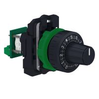Potencjometr Fi-22mm opór 100k? tryb liniowe styki śrubowo-zaciskowe Harmony XB5 | XB5AD912R100K Schneider Electric