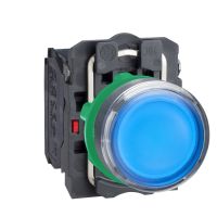 Przycisk płaski niebieski LED 230-240V Harmony XB5 | XB5AW36M5 Schneider Electric