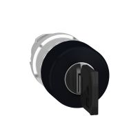 Główka przycisku grzybkowego z mechanizmem zatrzaskowym Fi-30 czarna metalowa Harmony XB4 | ZB4BS72 Schneider Electric