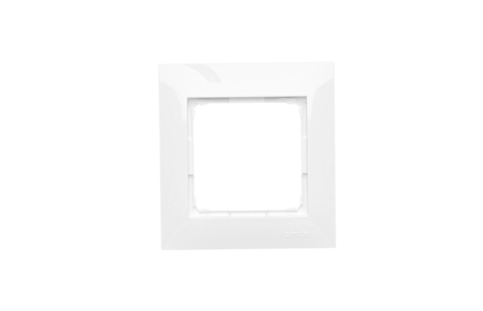 Ramka pojedyncza, biały, IP20/[IP44], Simon 54 Premium | DR1/11 Kontakt Simon