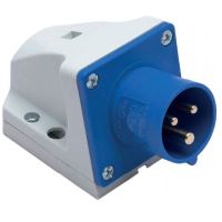 Wtyczka odbiornikowa 16A 2P+Z 230V 50/60Hz 6h IP44 niebieskie | 513-6 PCE