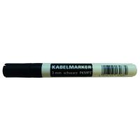 Marker do kabli PKMP3 rozmiar: 3mm czarny 053379 | 05103068 PROTEC.class