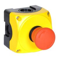 Obudowa żółta z przyciskiem LPCB6344 | LPZP1B502 Lovato Electric