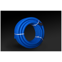 Rura karbowana dwuwarstwowa w kręgach RODK 110/95 - 50, niebieska (50m) | 10605 TT Plast
