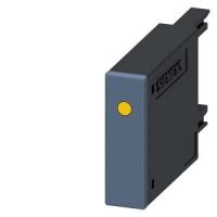 Ogranicznik przepięć z warystorem z LED 24-48V AC 12-24V DC Do wetknięcia od przodu stycznika S00 | 3RT2916-1JJ00 Siemens