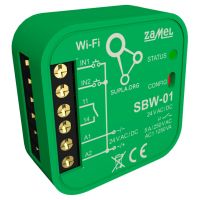 Sterownik bramowy Wi-Fi 1-kanałowy dwukierunkowy typ: SBW-01 SUPLA | SPL10000002 Zamel