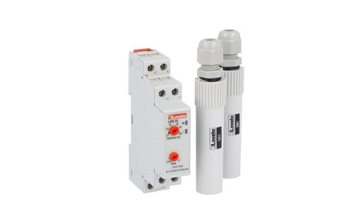 Przekaźnik LVM25 + 2 sondy 11SN1 (zestaw) | LVMKIT25 Lovato Electric