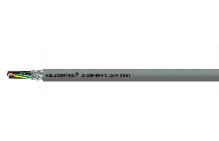 Kabel sterowniczy HELUCONTROL JZ-520 HMH-C LS0H GREY 4G0,75 300/500 B2Ca BĘBEN | 11008771 Helukabel