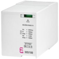 Moduł wymienny ogranicznika przepięć, (N-PE), MOD. ETITEC SM T12 305/100 G, typ T1+T2 (B+C) | 002440576 Eti