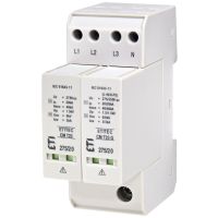 Ogranicznik przepięć, do instalacji mieszkaniowych, TT, ETITEC CM T23 275/20 3+1 RC, typ T2+T3 (C+D) | 002440657 Eti