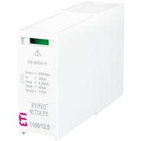 Moduł wymienny ogranicznika przepięć PV, MOD. M T12 PV 750/12,5 M, typ T1+T2 (B+C) | 002440521 Eti