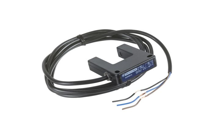 Czujnik fotoelektryczny widełki optyczne z wyjsciem PNP 1NO, 24V DC, kabel 2m, OsiSense XU | XUVH0312 TMSS France