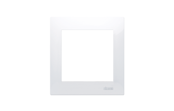 Ramka pojedyncza, biały, IP20/[IP44], Simon 54 Premium | DR1/11 Kontakt Simon
