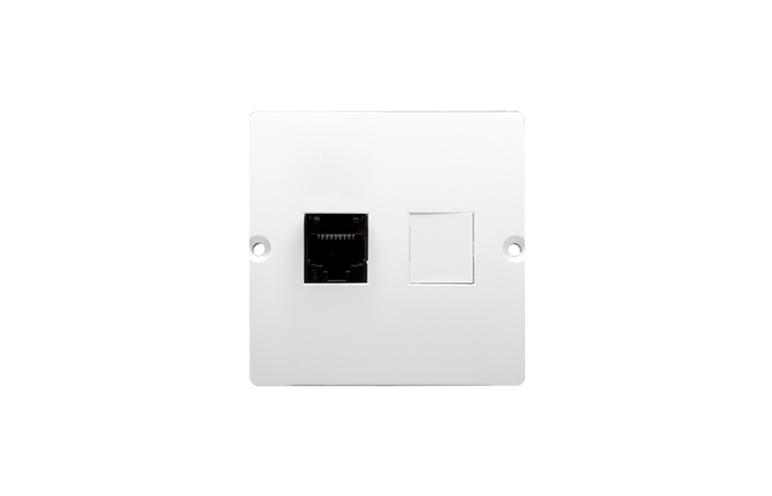 Gniazdo komputerowe RJ45 pojedyncze, kategoria 5e, biały BMF51.02/11 Simon Basic | BMF51.02/11 Kontakt Simon