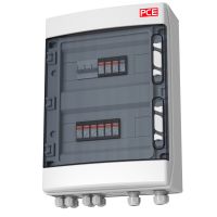 Rozdzielnice PV BOX seria SOL-LINE zestaw PV ACDC 2*OCHR-DC T2 B16/3 OCHR-AC T1/T2 IP54 | 90PV012 PCE