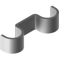 Uchwyt kabla UEFB15, gr. blachy 2,0mm | 425715 Baks