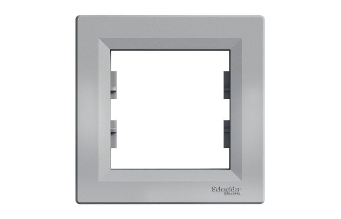 Ramka pojedyncza, pozioma, aluminium, Asfora | EPH5800161 Schneider Electric